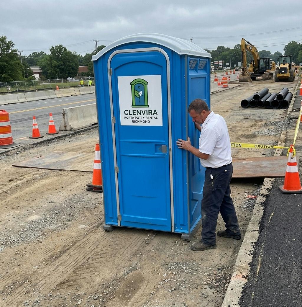 Construction site restroom